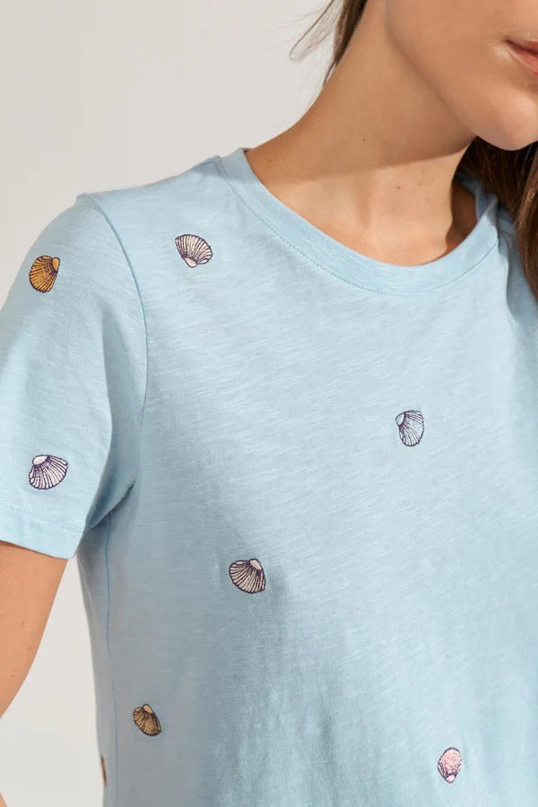 Numph Shellpa T-Shirt Placid Blue - Steranko Clothing Manchester