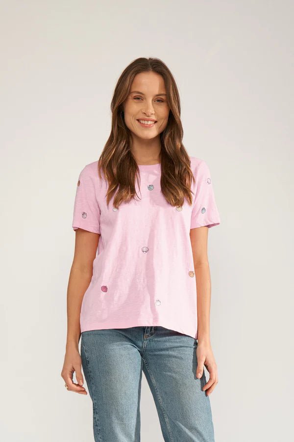 Numph Shellpa T-Shirt Prism Pink - Steranko Clothing Manchester