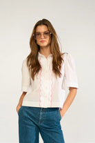 Numph Sienna Shirt Bright White - Steranko Clothing Manchester