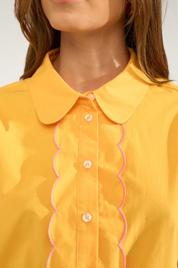 Numph Sienna Shirt Marigold - Steranko Clothing Manchester