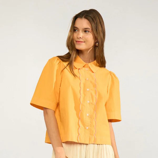 Numph Sienna Shirt Marigold - Steranko Clothing Manchester
