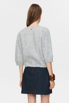 Numph Siri Brushed Cardigan Light Grey Melange - Steranko Clothing Manchester