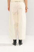 Numph Sunna Cropped Pants Whitecap Grey - Steranko Clothing Manchester