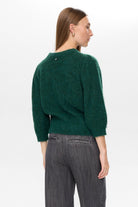 Numph Suri Brushed Pullover Rain Forest - Steranko Clothing Manchester