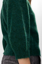 Numph Suri Brushed Pullover Rain Forest - Steranko Clothing Manchester