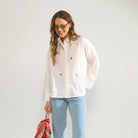 Numph Tenja Shirt Bright White - Steranko Clothing Manchester