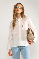 Numph Tenja Shirt Bright White - Steranko Clothing Manchester
