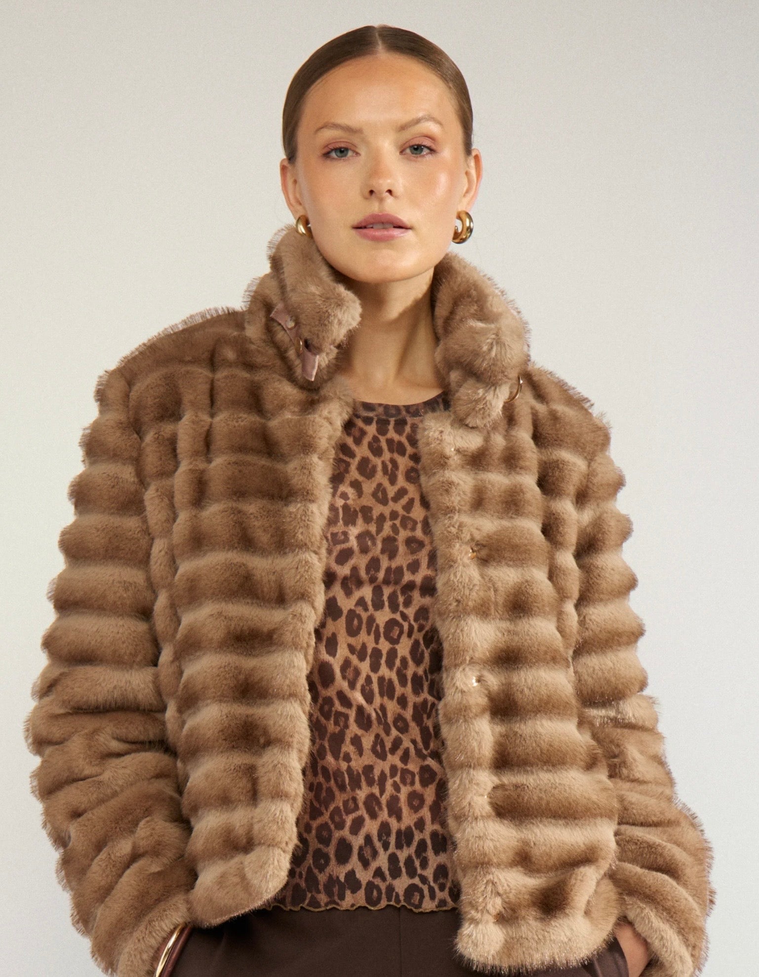 Numph Vita Jacket Silver Mink - Steranko Clothing Manchester
