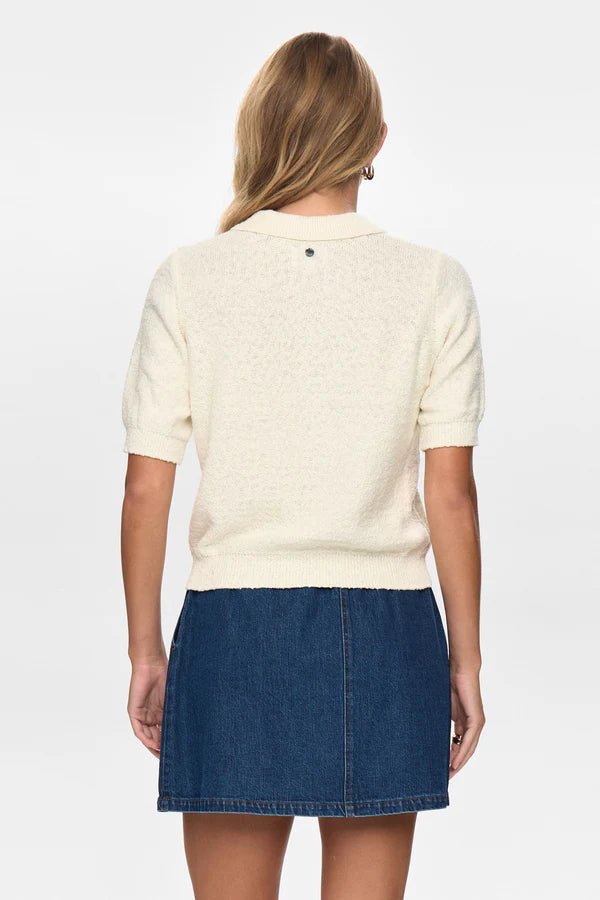 Numph Zola Cardigan Cloud Dancer - Steranko Clothing Manchester