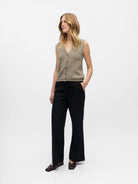 Object Diana Knitted Waistcoat Morel - Steranko Clothing Manchester