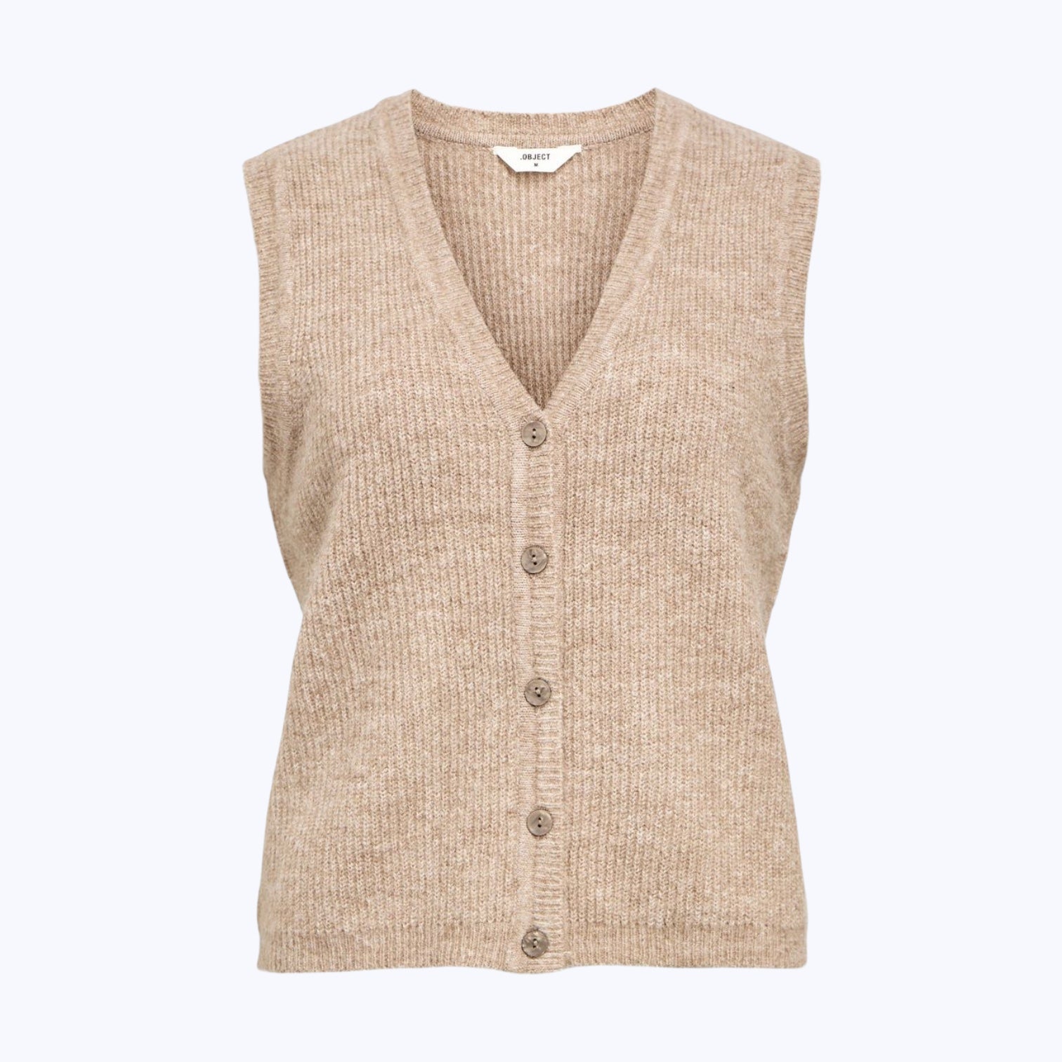 Object Diana Knitted Waistcoat Morel - Steranko Clothing Manchester