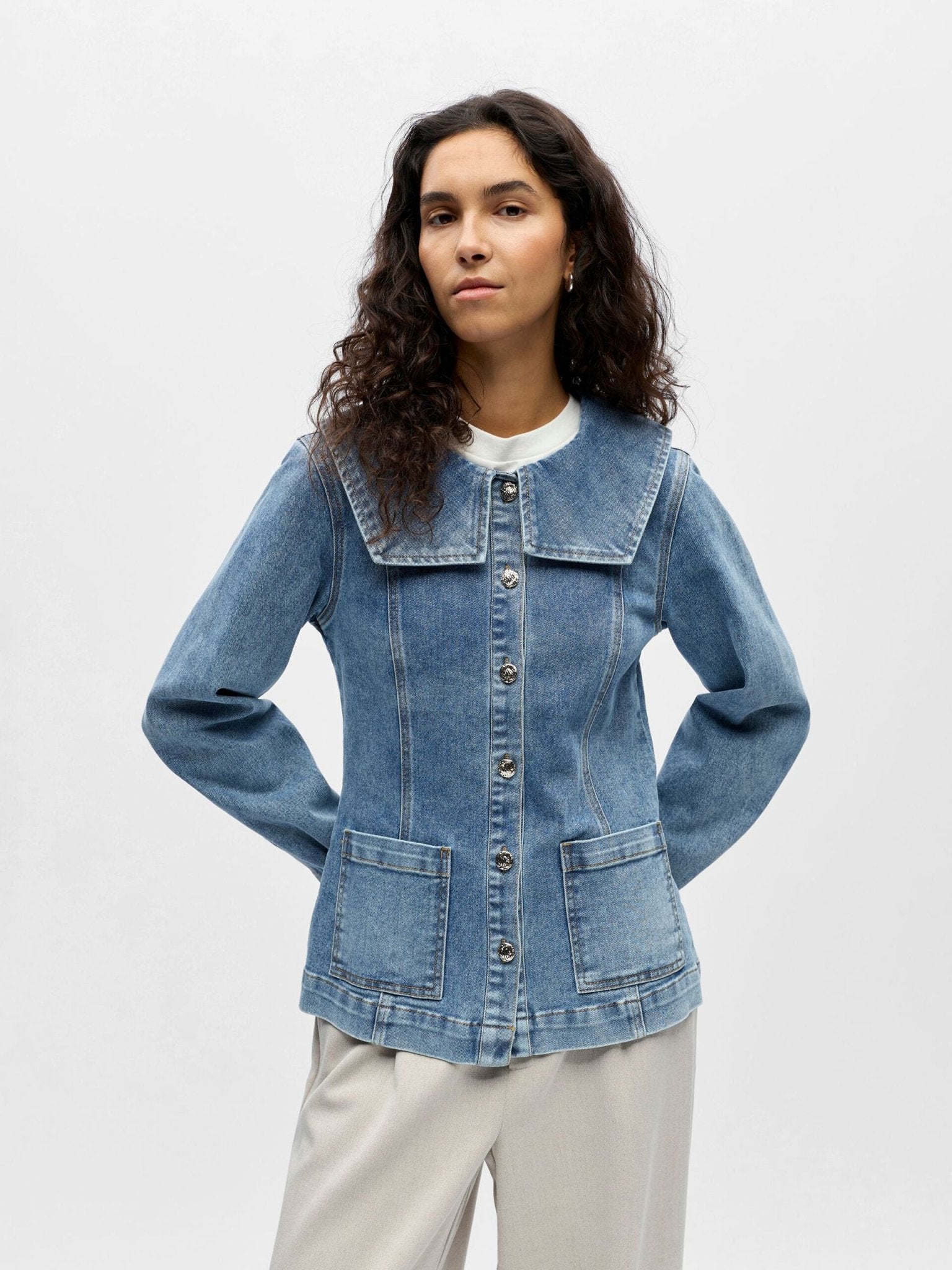 Object Ivy Denim Shirt Medium Blue - Steranko Clothing Manchester