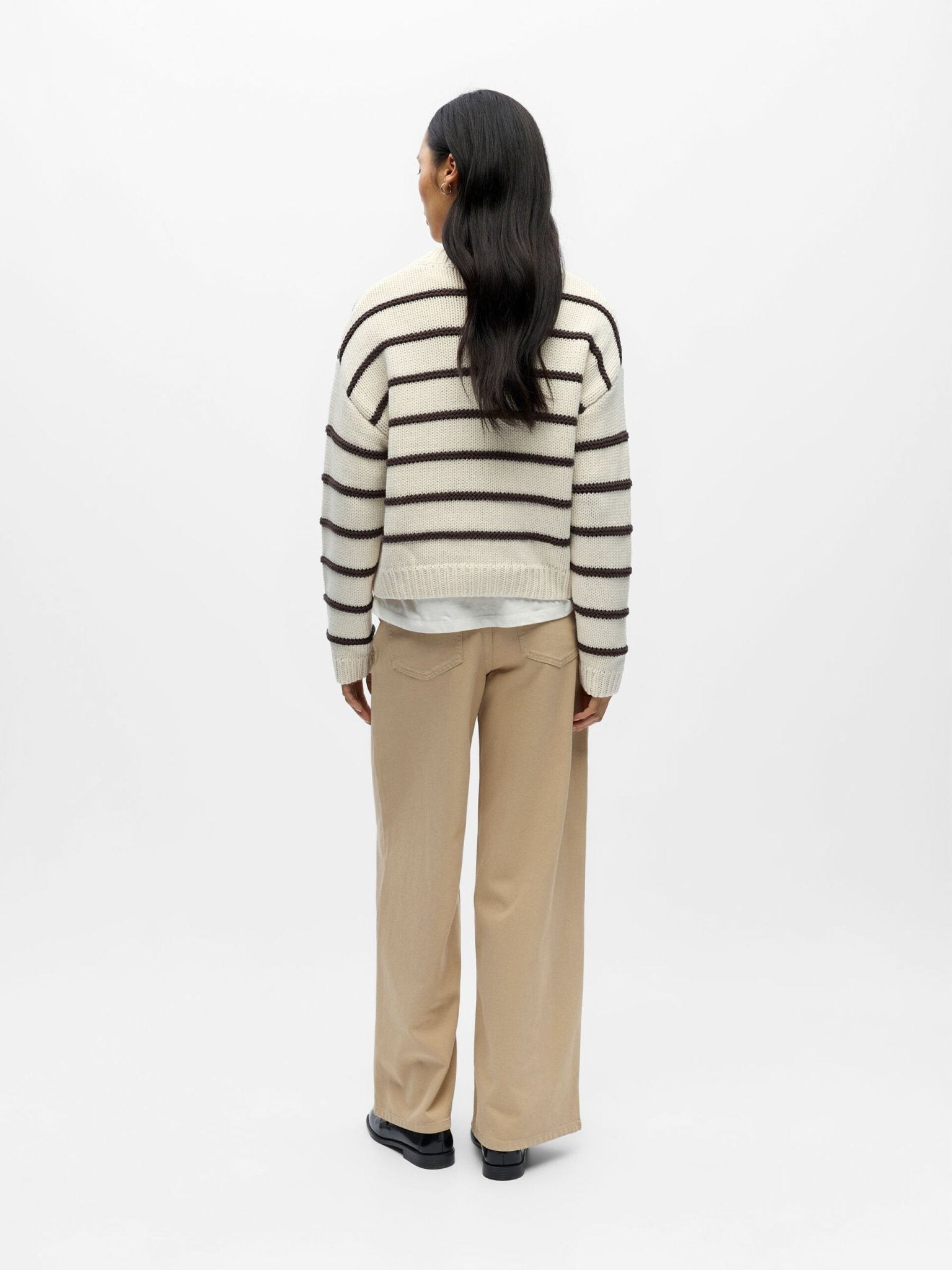 Object Joda Striped Jumper Birch - Steranko Clothing Manchester