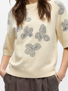 Object Laney Rubin SS Pullover Sandshell/Sky captain - Steranko Clothing Manchester