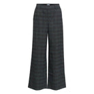 Object Lisa Wide Leg Pant Dark Grey Melange - Steranko Clothing Manchester