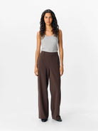 Object Lisa Wide Leg Seal Brown - Steranko Clothing Manchester
