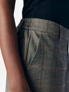 Object Lisa Wide Pants Black/Humus - Steranko Clothing Manchester