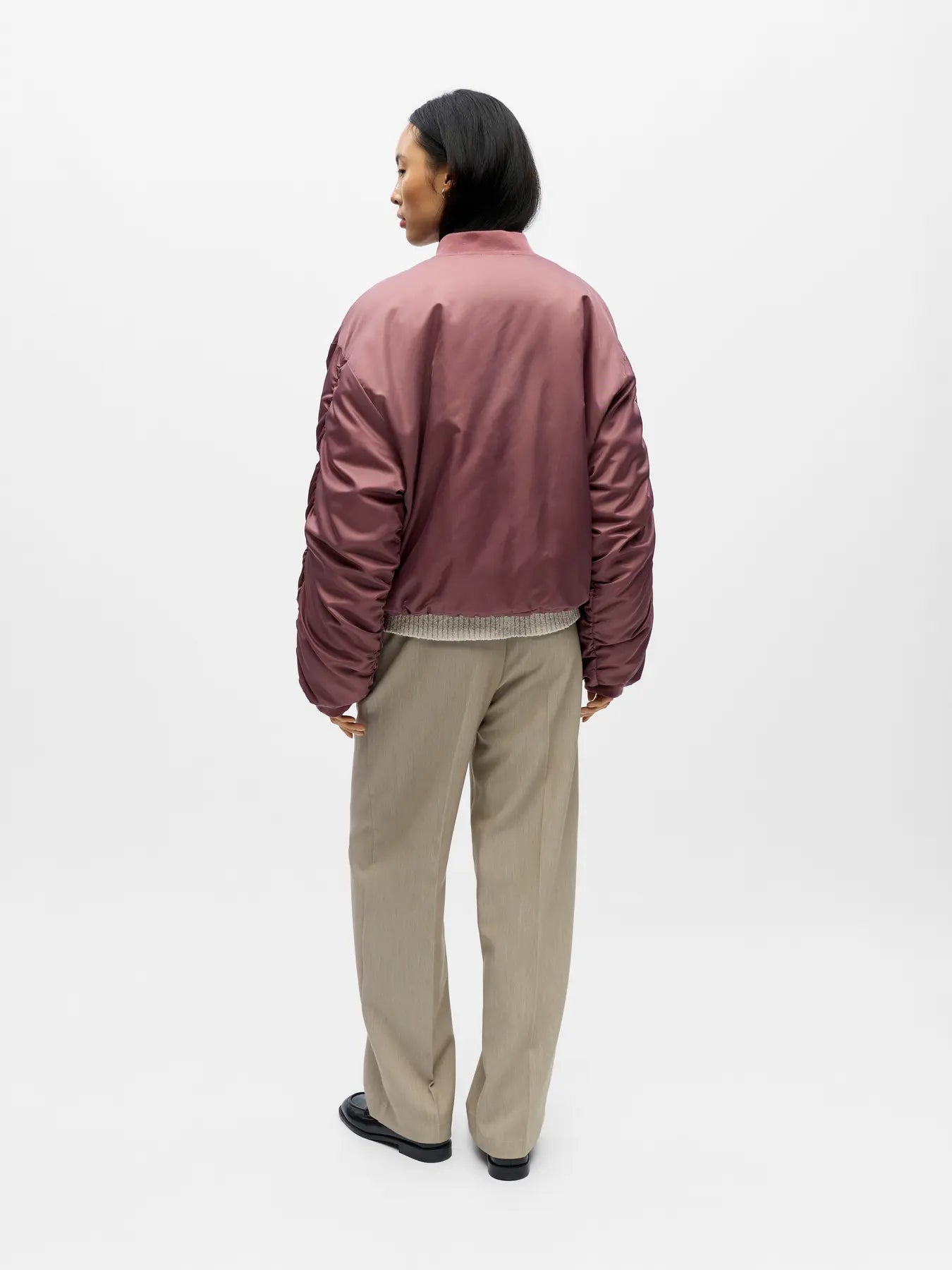 Object Mary Bomber Jacket Rose Brown - Steranko Clothing Manchester