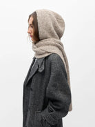Object Milu Cable Scarf Knit Balaclava Hummus - Steranko Clothing Manchester