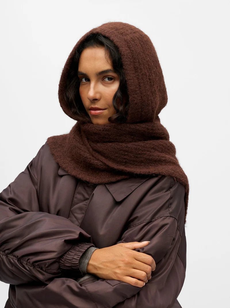 Object Milu Cable Scarf Knit Balaclava Java - Steranko Clothing Manchester