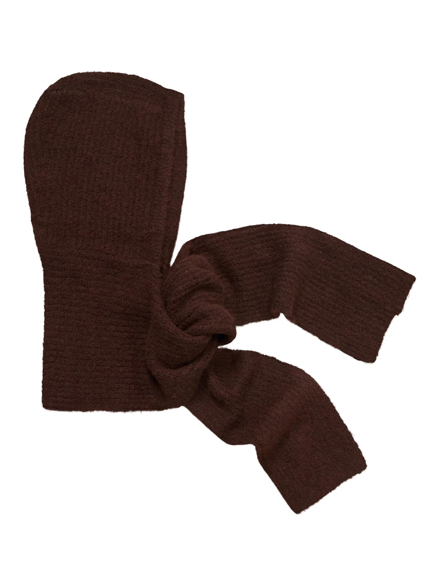 Object Milu Cable Scarf Knit Balaclava Java - Steranko Clothing Manchester