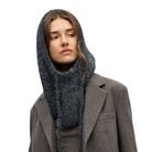 Object Milu Knitted Balaclava Dark Grey Melange - Steranko Clothing Manchester