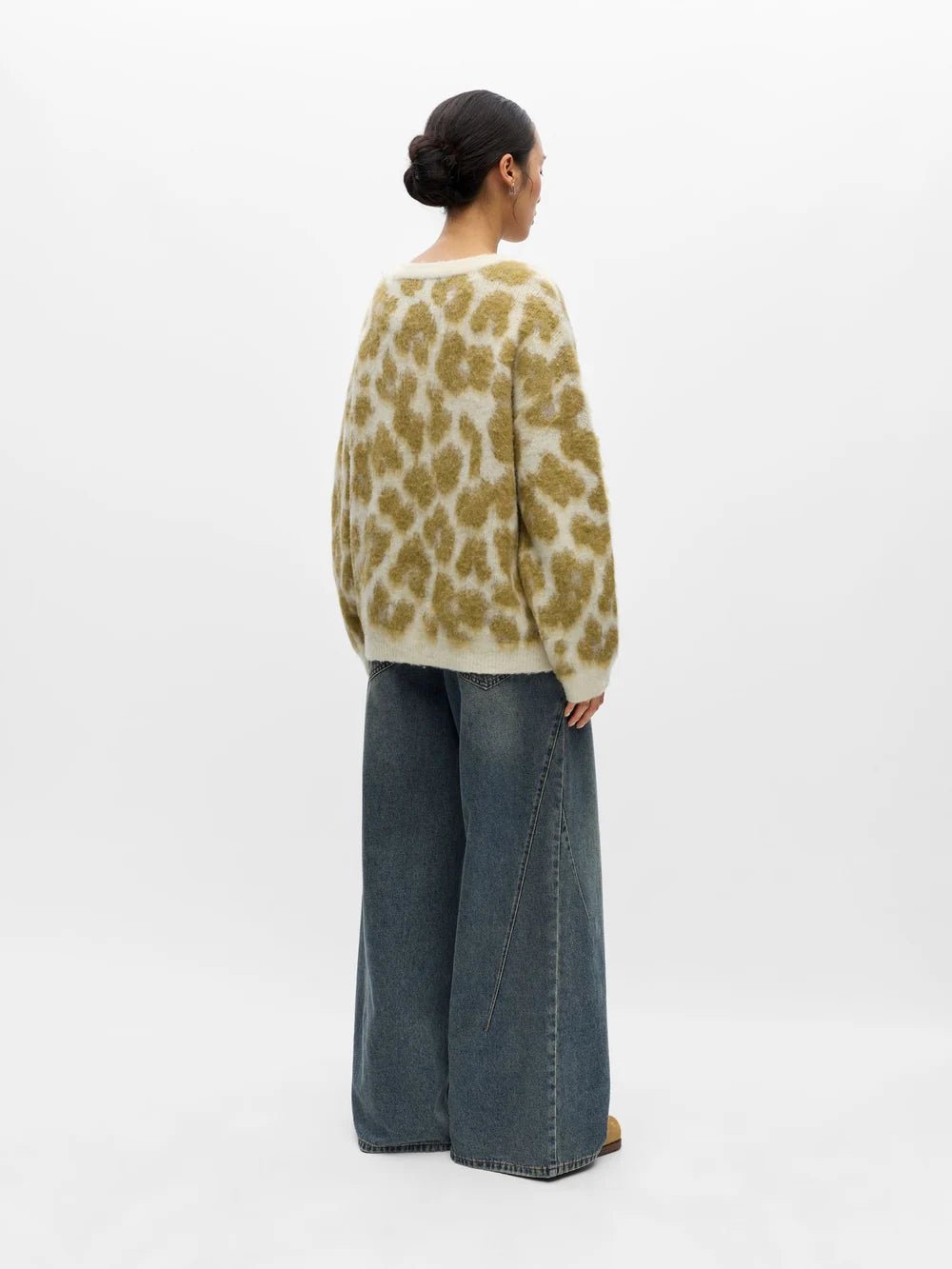 Object Pipsy L/S Brushed Cardigan Birch Fennel Seed - Steranko Clothing Manchester
