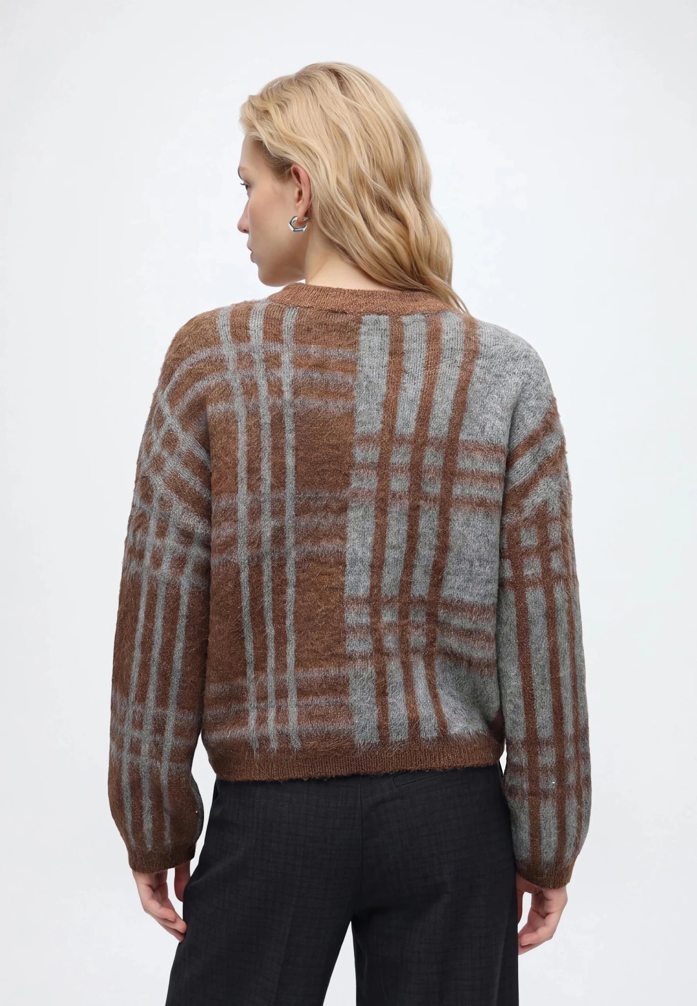 Object Pipsy L/S Reknit Pullover Carafe/Melange - Steranko Clothing Manchester