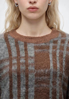 Object Pipsy L/S Reknit Pullover Carafe/Melange - Steranko Clothing Manchester