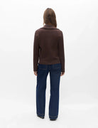 Object Reynard L/S Zip Cardigan Seal Brown - Steranko Clothing Manchester