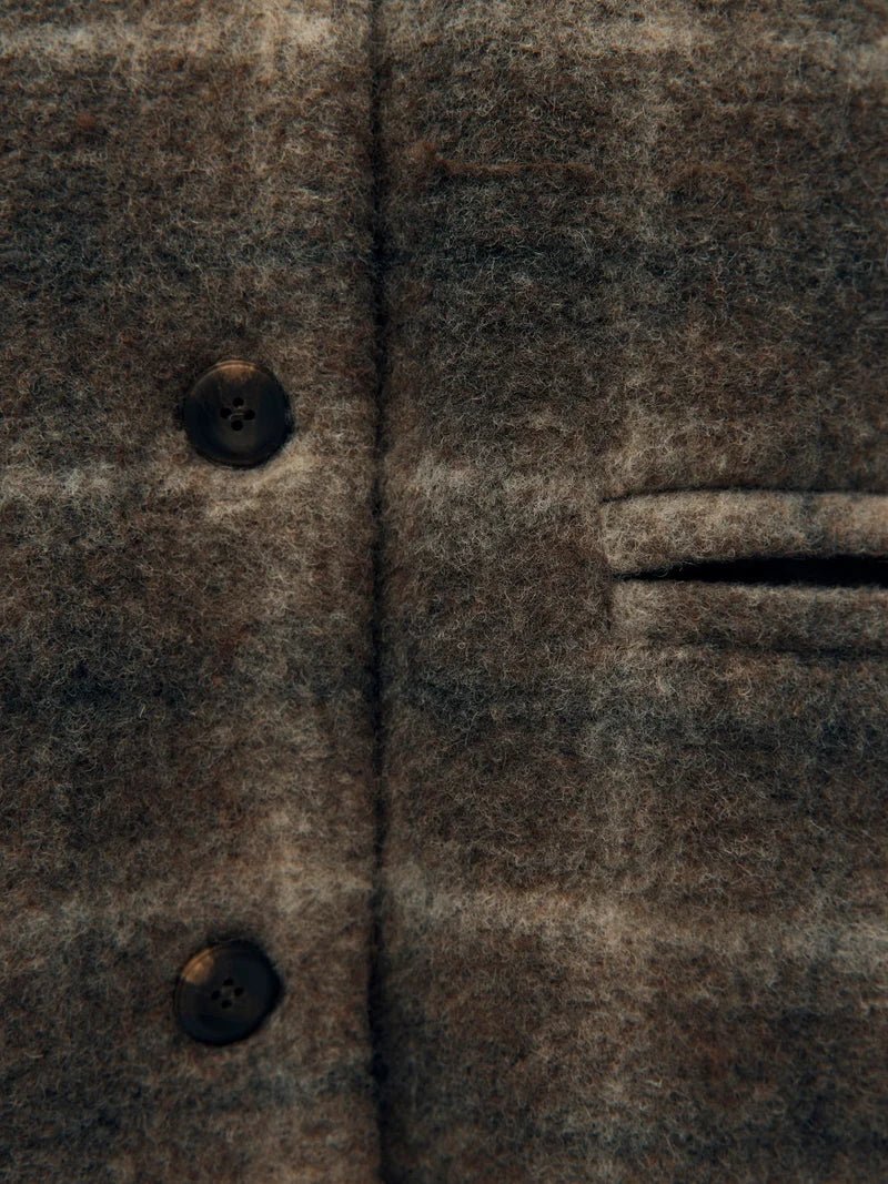 Object Scarf Detail Jacket Brown - Steranko Clothing Manchester