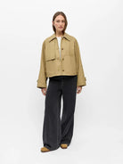 Object Sianna L/S Short Jacket Twill - Steranko Clothing Manchester