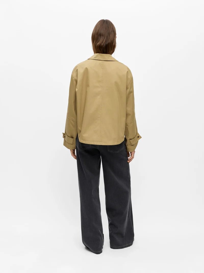 Object Sianna L/S Short Jacket Twill - Steranko Clothing Manchester