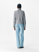 Object Vilola Rollneck Pullover Medium Grey Melange - Steranko Clothing Manchester