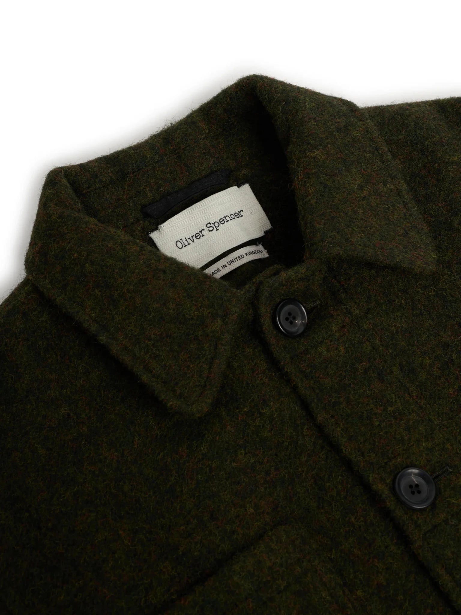 Oliver Spencer Addington Jacket Morgan Green - Steranko Clothing Manchester