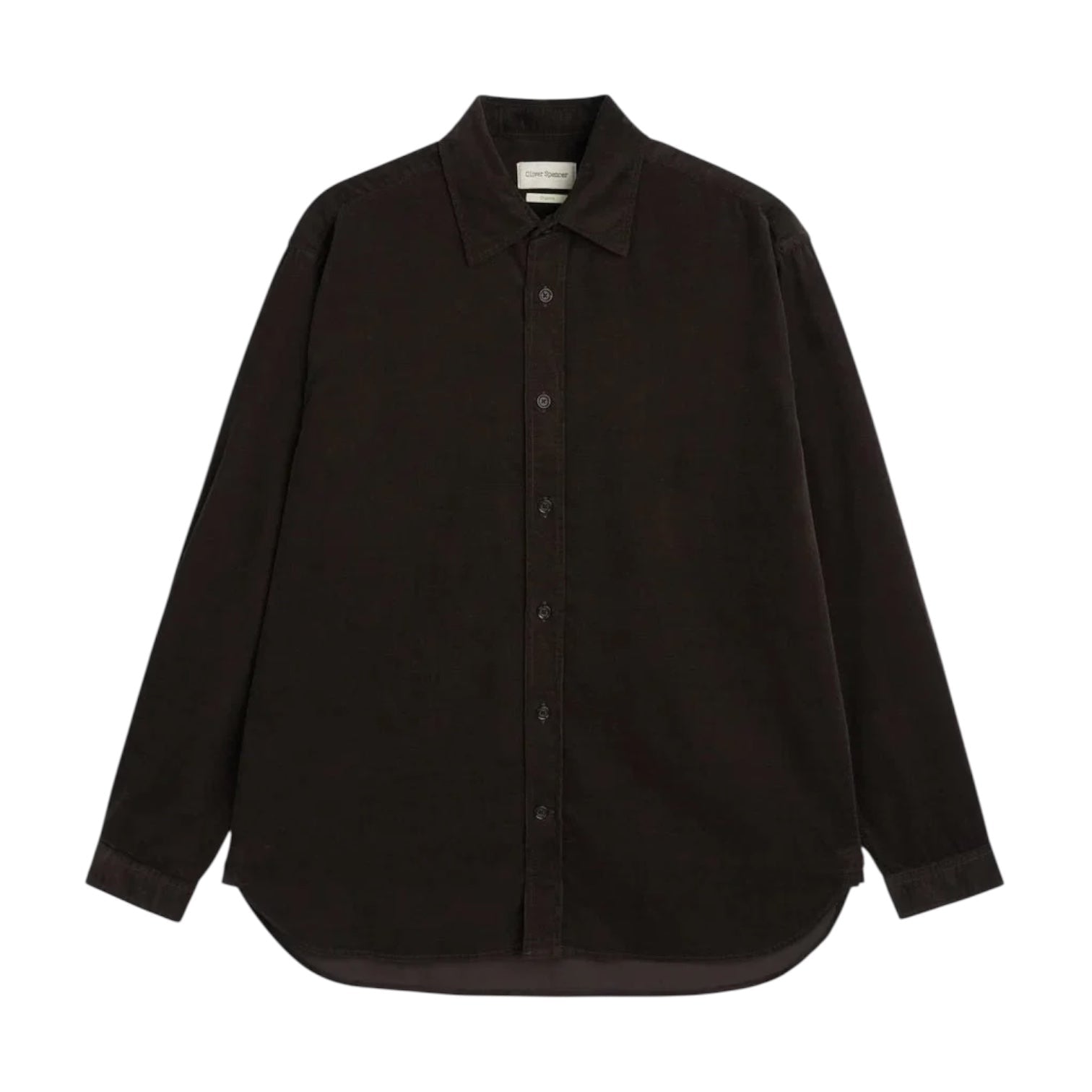 Oliver Spencer Atlanta LS Shirt Mersey Cord Brown - Steranko Clothing Manchester