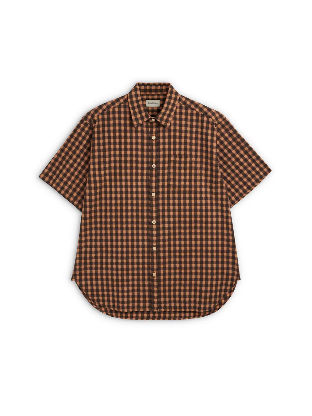 Oliver Spencer Atlanta Short Sleeve Shirt Lennox Multi - Steranko Clothing Manchester