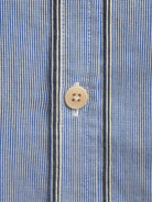 Oliver Spencer Atlanta Short Sleeve Shirt Pinwell Blue - Steranko Clothing Manchester