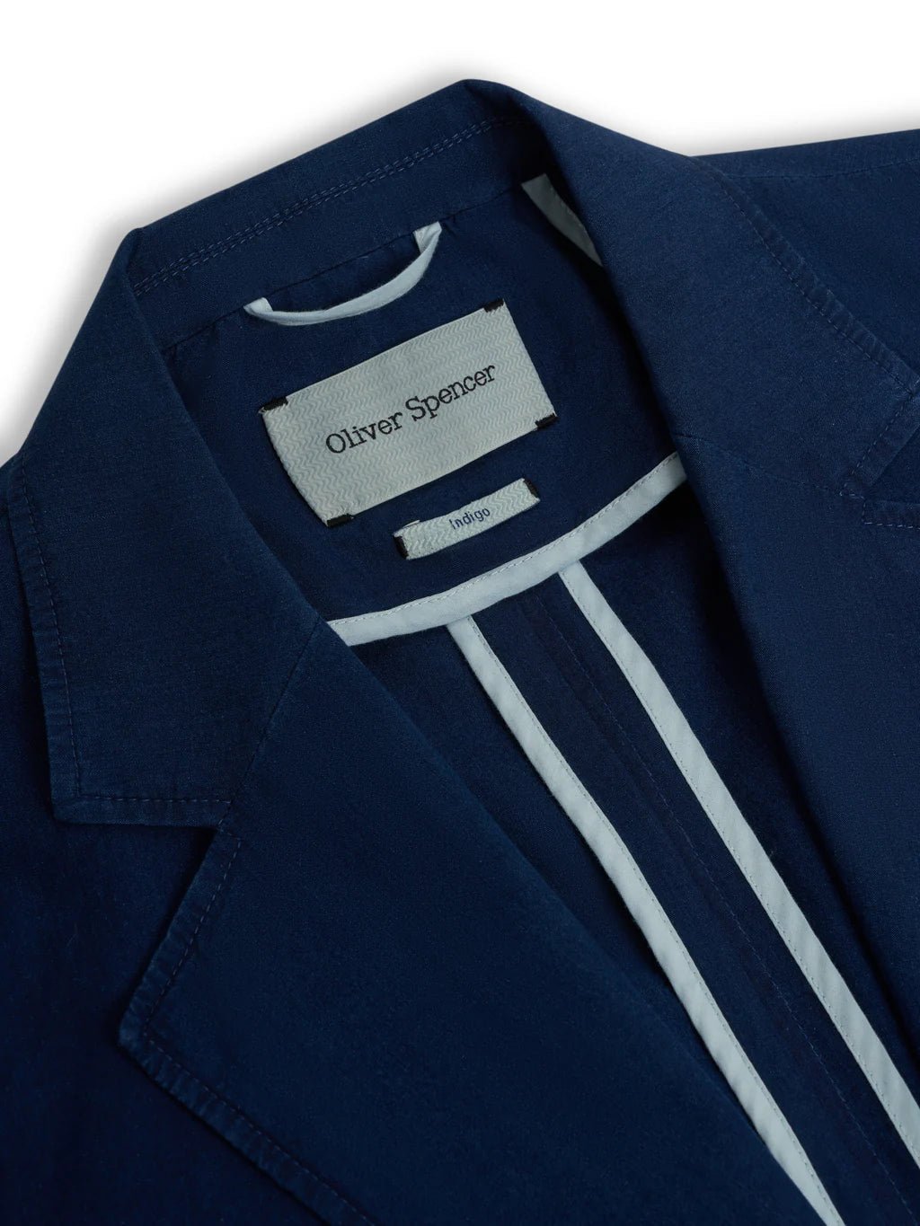 Oliver Spencer Bradwell Jacket Wylie Indigo Rinse - Steranko Clothing Manchester