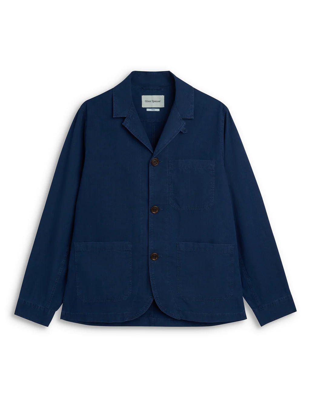 Oliver Spencer Bradwell Jacket Wylie Indigo Rinse - Steranko Clothing Manchester
