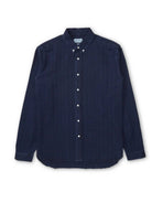 Oliver Spencer Brook Shirt Faye Indigo Blue - Steranko Clothing Manchester