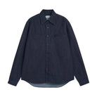 Oliver Spencer Corby Shirt Mullins Denim Indigo Rinse - Steranko Clothing Manchester
