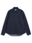 Oliver Spencer Corby Shirt Mullins Denim Indigo Rinse - Steranko Clothing Manchester