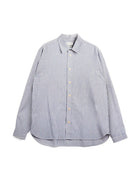 Oliver Spencer Garrison LS Shirt Brimham Blue - Steranko Clothing Manchester
