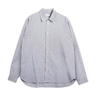 Oliver Spencer Garrison LS Shirt Brimham Blue - Steranko Clothing Manchester