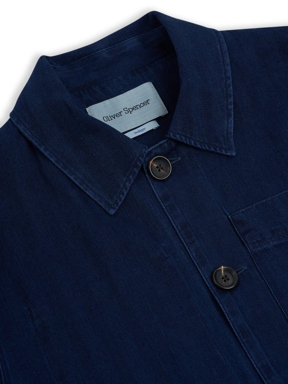 Oliver Spencer Kennard Jacket Faye Indigo Blue - Steranko Clothing Manchester