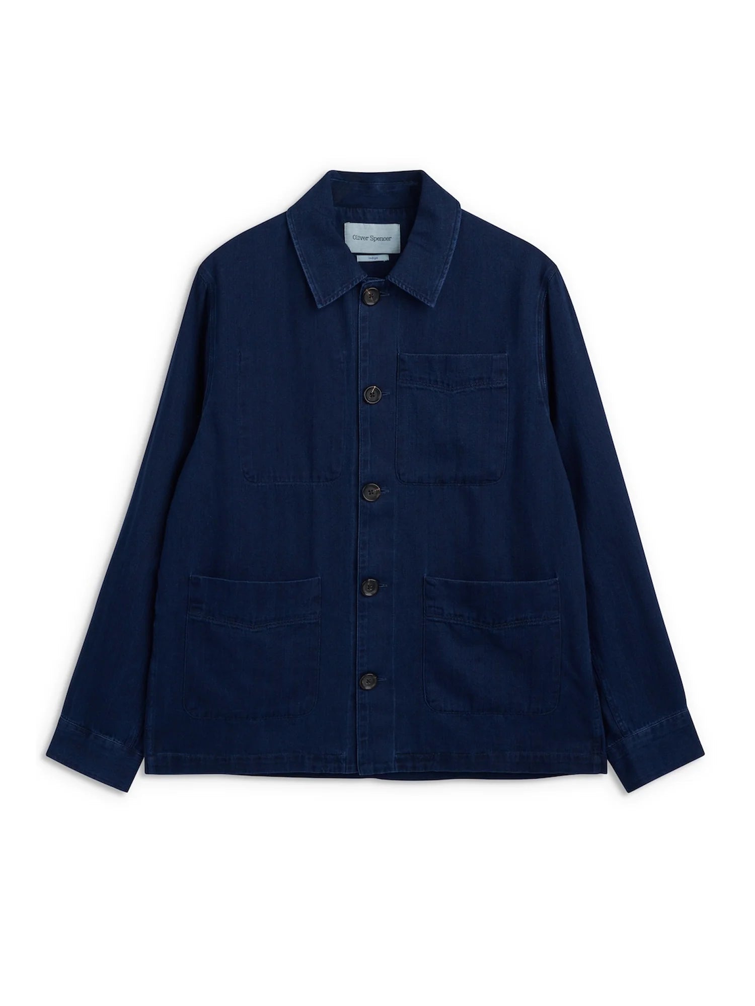 Oliver Spencer Kennard Jacket Faye Indigo Blue - Steranko Clothing Manchester