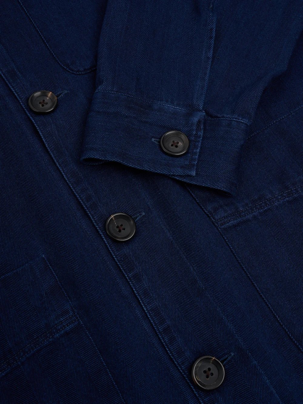 Oliver Spencer Kennard Jacket Faye Indigo Blue - Steranko Clothing Manchester