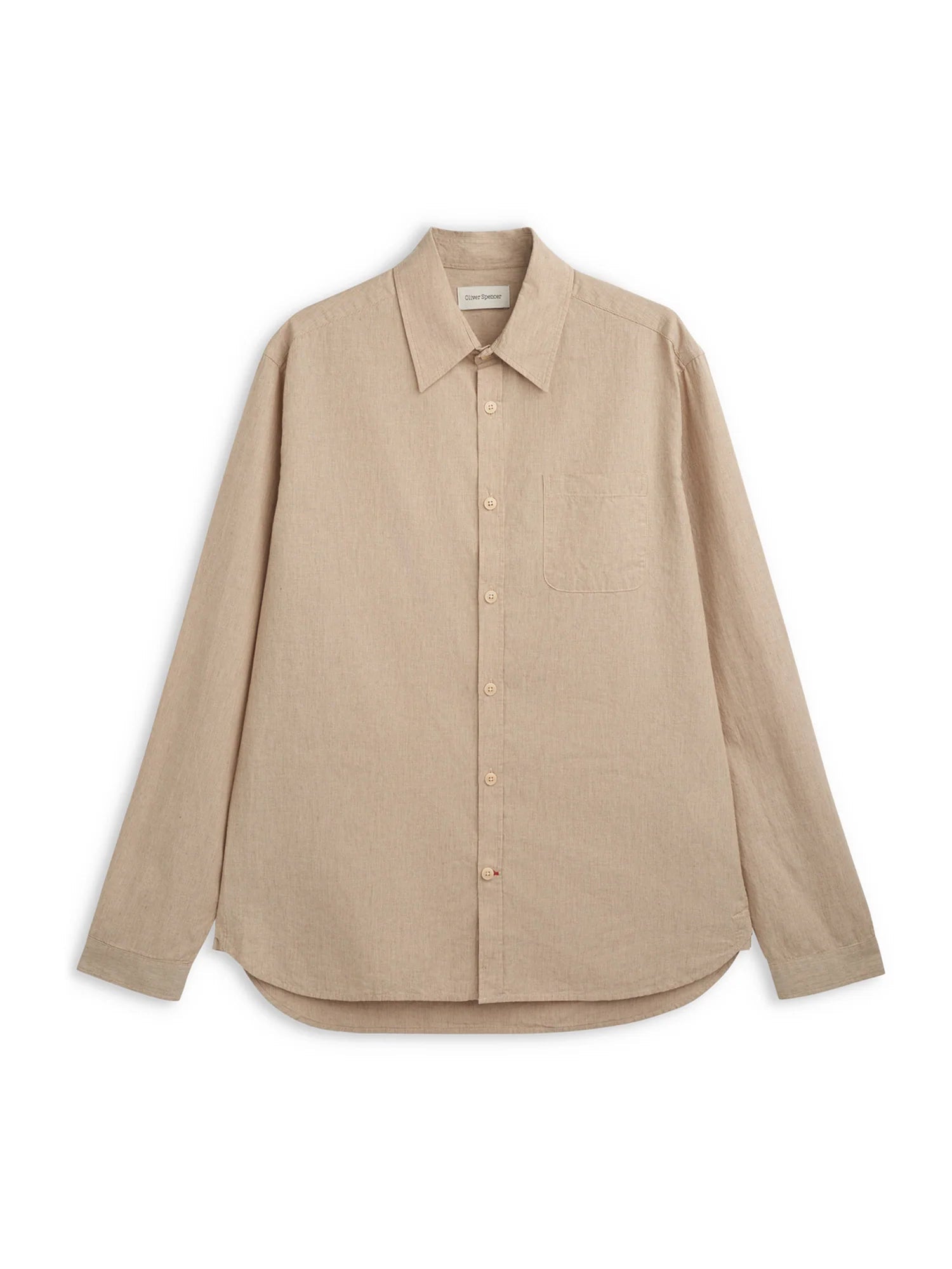 Oliver Spencer New York Special Shirt Howell Beige - Steranko Clothing Manchester