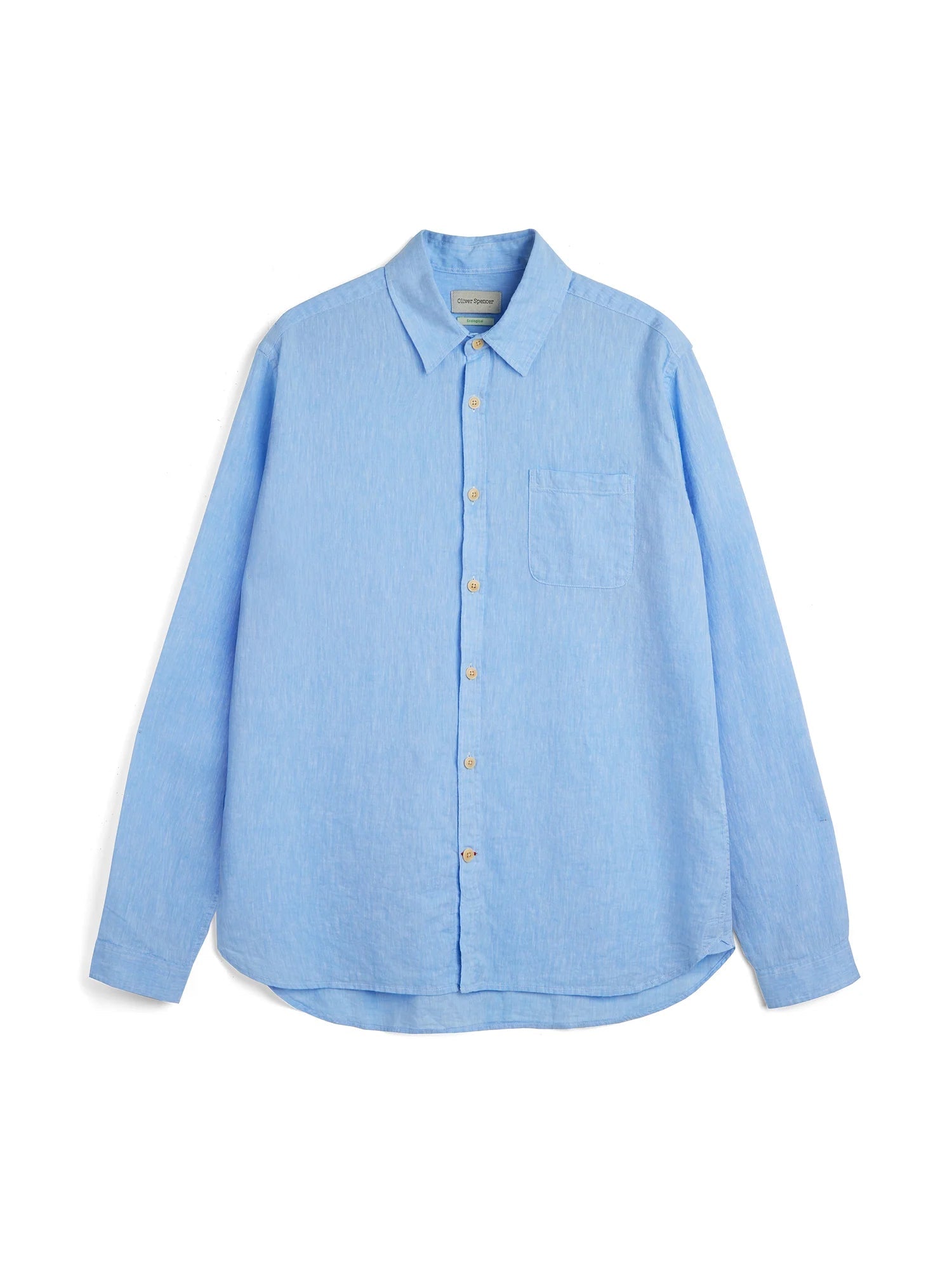 Oliver Spencer New York Special Shirt Perkins Blue - Steranko Clothing Manchester